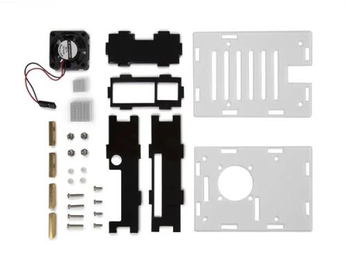 Caixa Transparente com Refrigeração para Raspberry Pi® 3b & 3b +