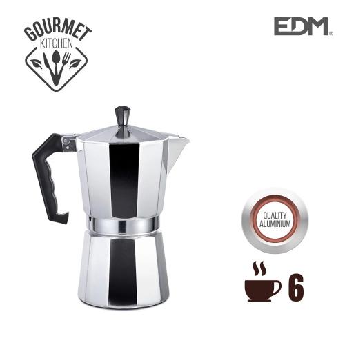Cafeteira de Alumínio de 6 Xícaras Edm