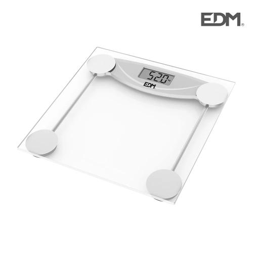 Balança Digital Transparente Máx 180kg Edm