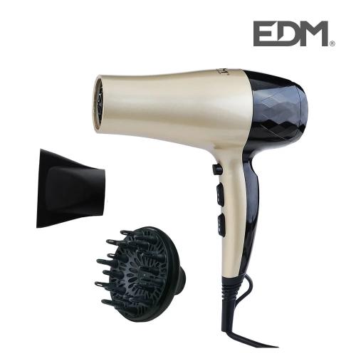 Secador De Cabelo Edm Iónico 1800-2200w C/ Difusor