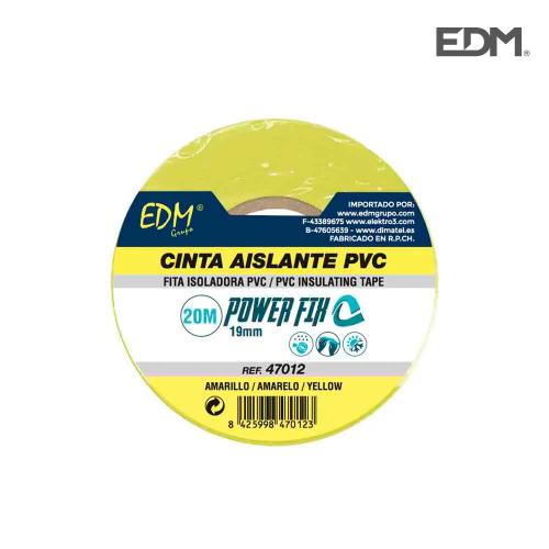 Fita Isoladora 20mx19mm Amarela