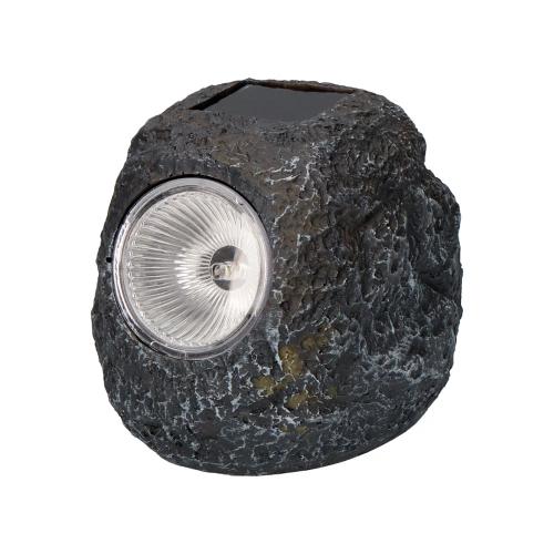 Lâmpada Solar Pedra 15 Cm Polipropileno