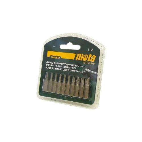 Conjunto De 10 Pontas Torx Tamper X 25mm Btj1
