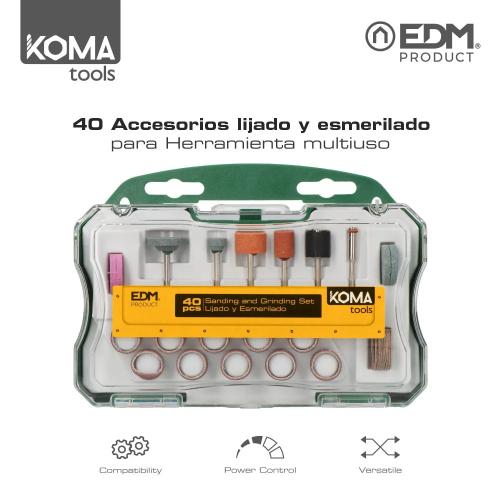Conjunto De 40 Acessorios Para Mini Berbequim