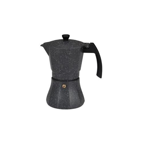 Cafeteira de Alumínio de 6 Xícaras para Indução. Edm
