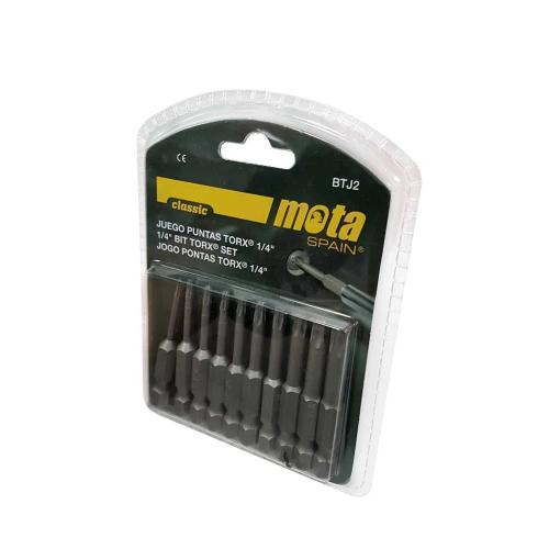 Jogo de Pontas Torx Tamper X 50mm 10unid. Btj2 Mota