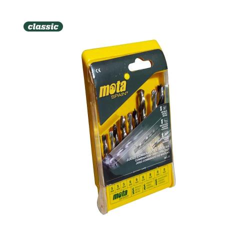 Conjunto De 9 Brocas Metal E Madeira 5 / 6 / 8mm