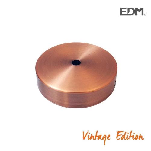 Roseta De Metal Em Bronze Ø9,85cm