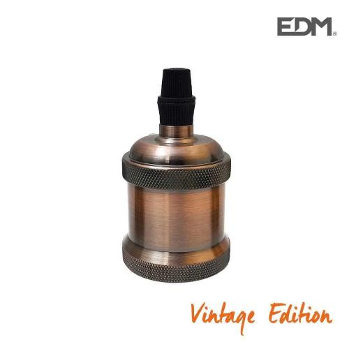 Casquilho Edi&ccedil;&atilde;o Vintage Bronze E27 (max. 60w)