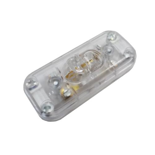 Interruptor Unipolar 2a Montado Transparente