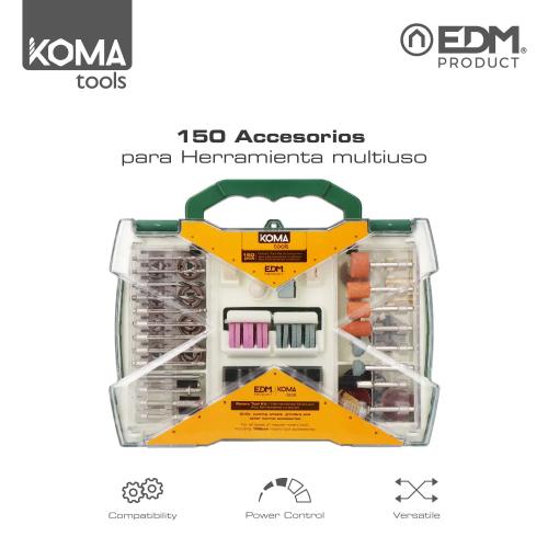 Set De150 Acessorios Koma Tools para 08709 Edm