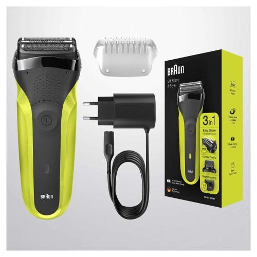Máquina De Barbear Braun S3 300 Bt