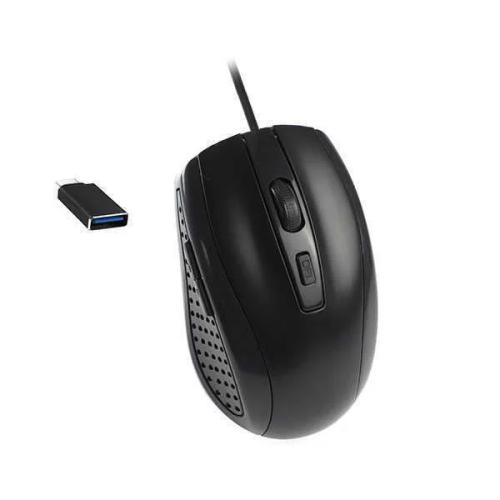 Rato Lifetec.Ótico C/F Bow Pt-Lfmou049