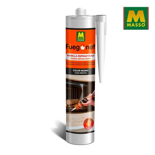 Massa Refractaria Preta 300ml Fuegonet Masso