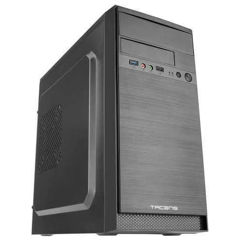 TACENS AC4, MINI TOWER, PC, ALUMÍNIO, PRETO, MICR.