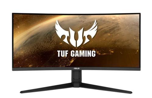 Monitor Tuf Gaming LED 34" Vg34vql1b Ultrawide Quad Hd Preto - Asus