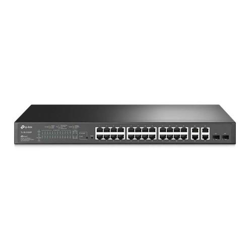 Tp-Link Switch Jetstream 24-Port 10/100 + 4 Gigab.