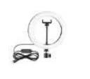 Ring Light LED Xfh-Dr10 15w Usb 3000-6000k 10"