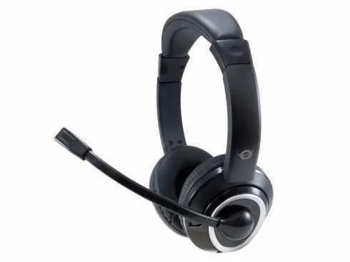 Conceptronic Headset Klinke 2m Kabel,Mikro,Int.Bed.Stereo Sw