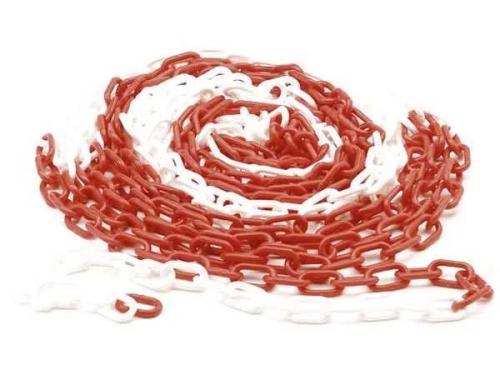 Cadena de Plástico Rojo/Blanco