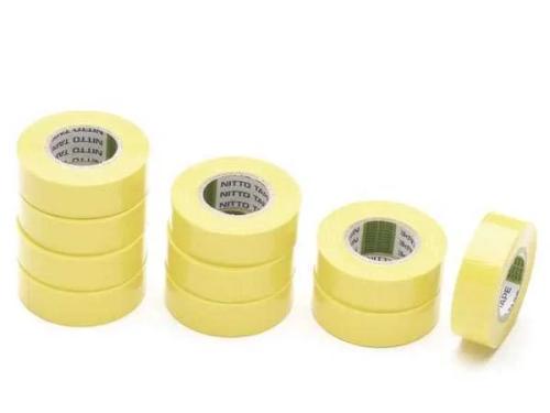 Nitto - Insulation Tape - Yellow - 19 Mm X 10 M