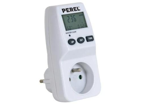 Medidor de Energia 230 Vac - 16 a - Ficha Tipo Francês