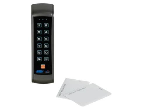 Leitor de Controlo de Acessos com Pin + Cartões