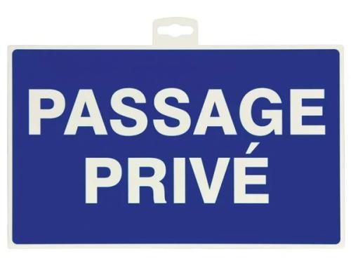 Taliaplast - Sinal - Passagem Privada