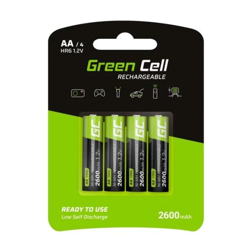 Pilhas Recarregáveis AA 1.2v 2600mah - 4 Unidades