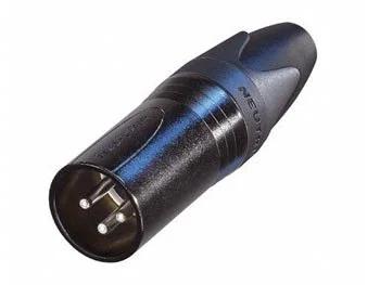 Neutrik -Conector Xlr 3 Pinos Macho - Silver