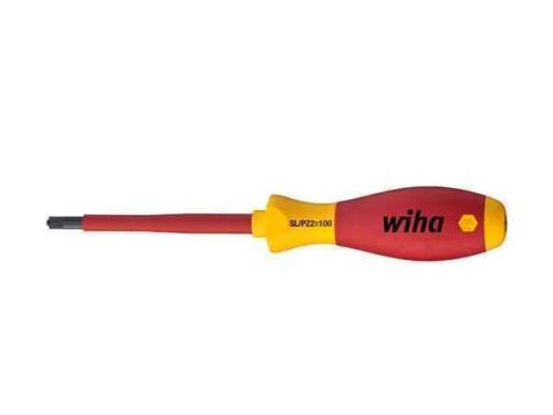 Wiha Screwdriver Softfinish® Electric Plusminus/Pozidriv (30701) Sl/Pz2 X 100 Mm