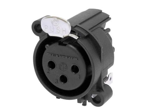 Neutrik - Conector de Montagem Xlr, Fêmea de 3 Pin