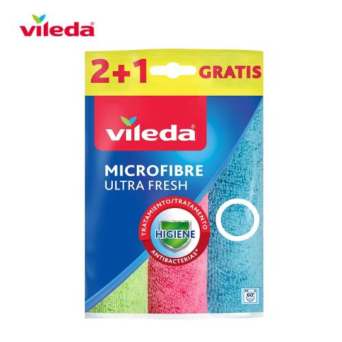 Pano de Microfibras Ultrafresh 2+1 167602 Vileda