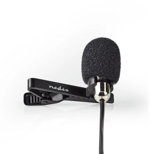 Microfone Com Fio Com Garra Lapela 3,5 Mm