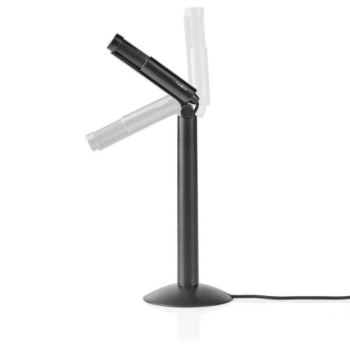 Microfone Com Fio Suporte Ângulo Ajustável