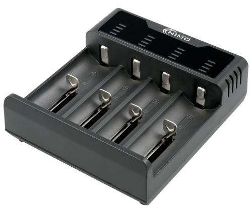 Cargador Baterías Cilíndricas de Ion-Litio/Ni-Mh .