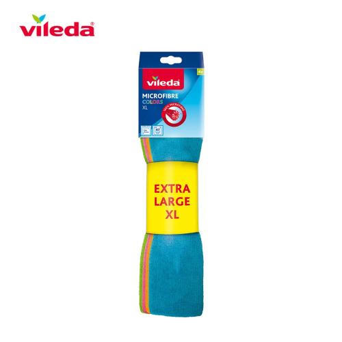 Cleaning Cloth Vileda Microfibre Cloth Colors Extra Large 4 Pcs