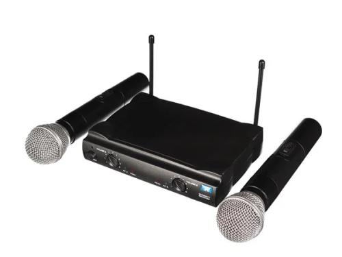 Microfone Sem Fios Uhf - Canal Duplo