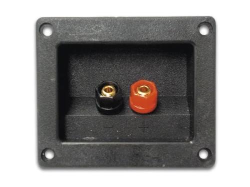 Loudspeaker Connection Terminal - Rectangular - Gold