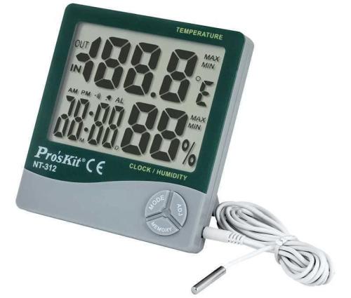 Medidor Temperatura Ambiente Interno / Externo e D