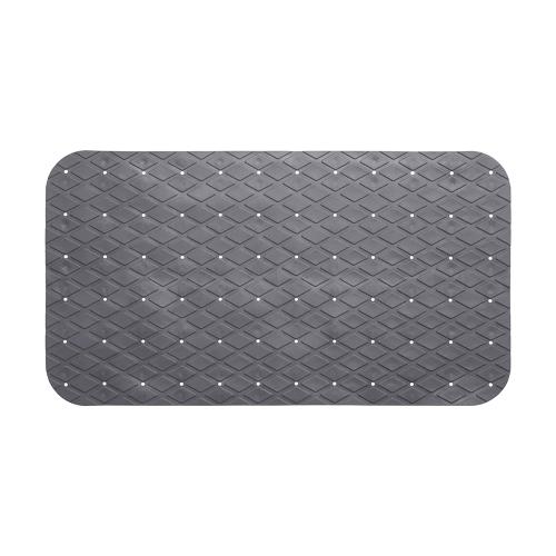 Tapete duche retangular cinzento 69x39cm