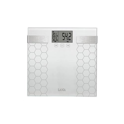 Balança de Banho Digital com Cálculo da Composição Corporal Cor Branca 180kg Ps5014 Laica