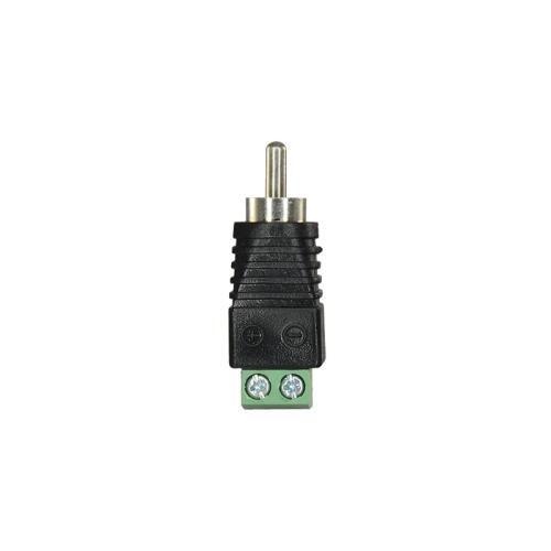 Conector SAFIRE RCA macho / Saída +/- 2 terminais