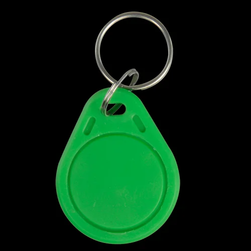 Porta-Chaves Tag de Proximidade Numerado - Id Por Radiofrequência - Mf Passivo | Cor Verde - Alta Fr
