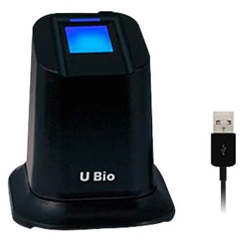Leitor Biométrico Anviz - Impressões Digitais - Gravação Segura e Fiável - Comunicação Miniusb - Plu