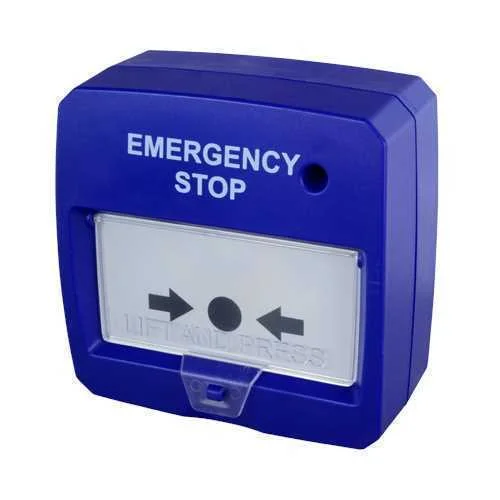 Botón de Alarma de Incendio de Nuevo Con LED Azul