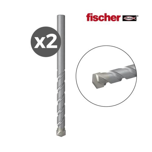 Pack 2un Broca Para Pedra D-s Hm 3x30/60 Fischer