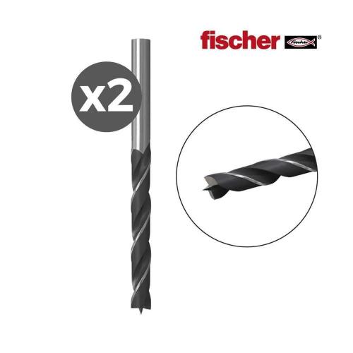 Pack 2 Brocas Madeira Hb 4 / 2k Fischer