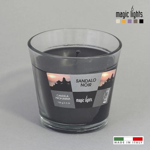 Vela Perfumada em Copo de Vidro Sândalo 150gr. Ma.