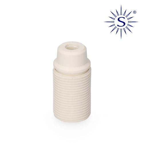 Casquilho Rosca E14 Branco Solera